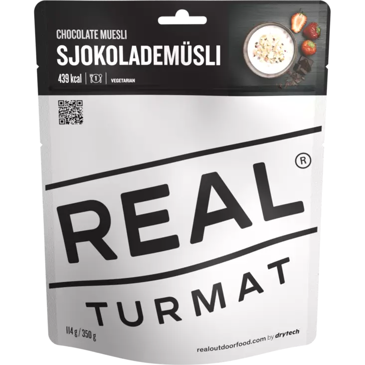 Real Turmat Chocolate Muesli - Outdoor Meals - 7036489060511 - 2