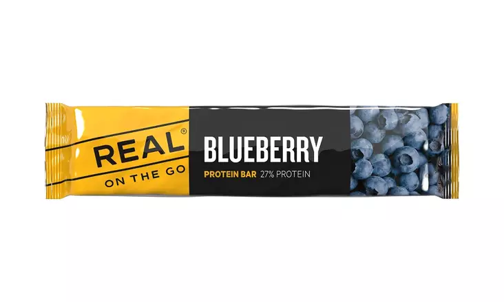 Real Turmat Proteinbar blueb.& blackb. - Outdoor Meals - 7036480092801 - 2