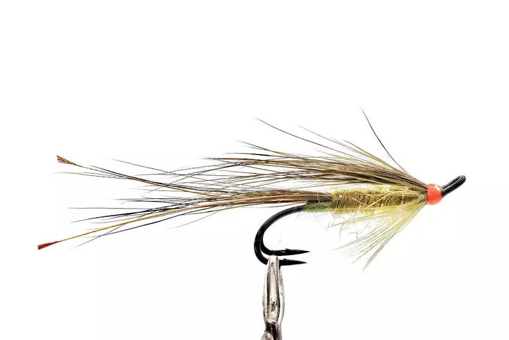 Sarvijaakko Olive Salmon Fly - Double Hook Salmon Flies - 8859202531261 - 1