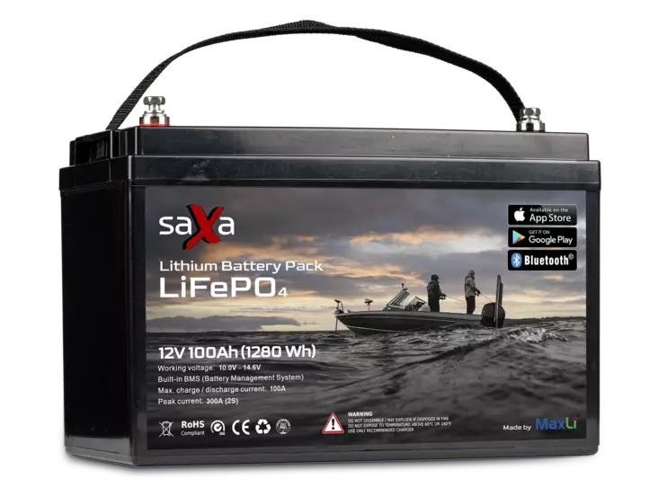 Saxa Lithium LiFePO4 by MaxLi - Marine Batteries - 2710202121 - 1