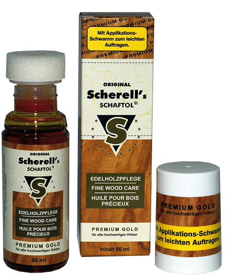 Scherell´s Schaftol Wood Care Gold - Wood Oils - 4017777238181 - 1
