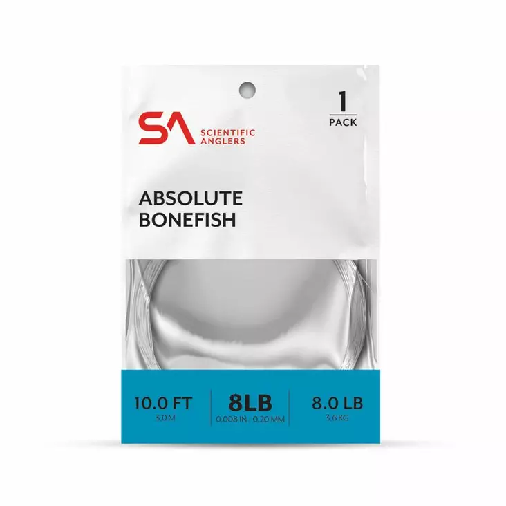 Scientific Anglers Absolute Bonefish Leader 10' - Nylon Leaders - 840309134491 - 2