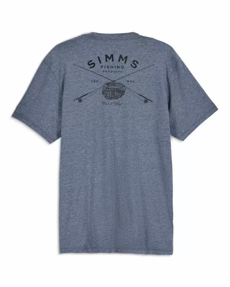 Simms Classic Tackle T-Shirt Athletic Heather - Men T-Shirts - 694264711811 - 1