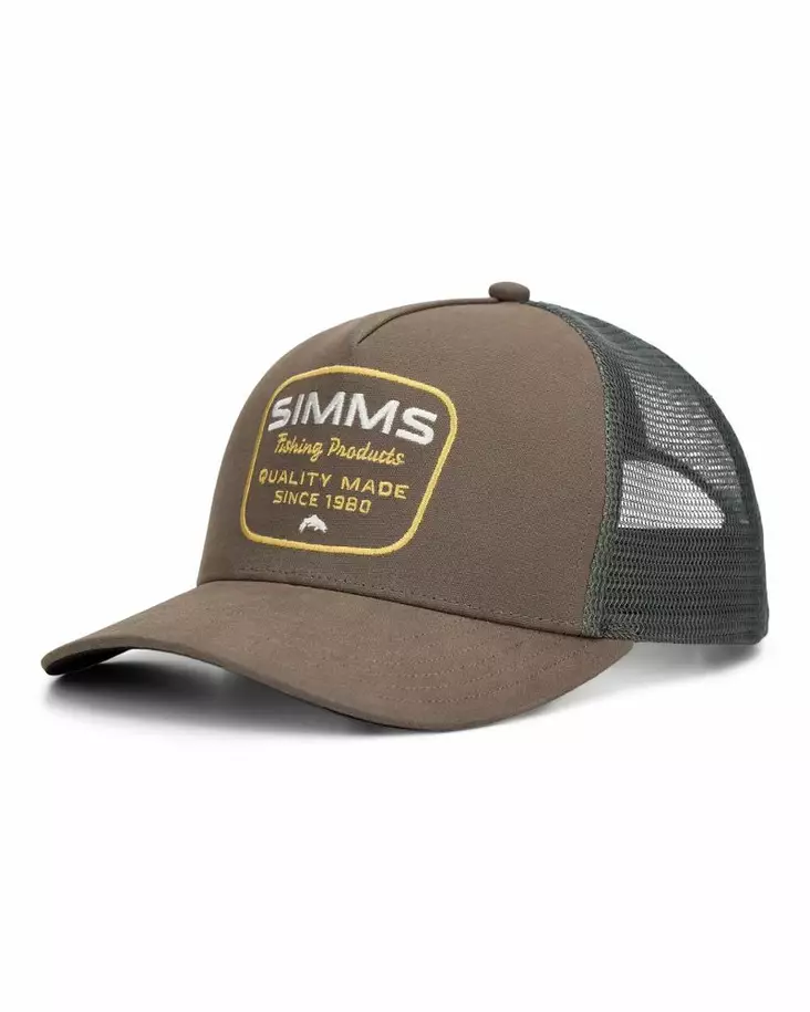 Simms Double Haul Trucker Loden Stamp Lockup - Truckers - 694264709801 - 1