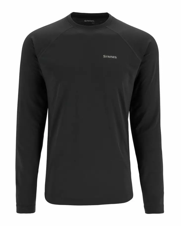 Simms Lightweight Baselayer Top Carbon - Under Layer Shirts - 694264655481 - 2
