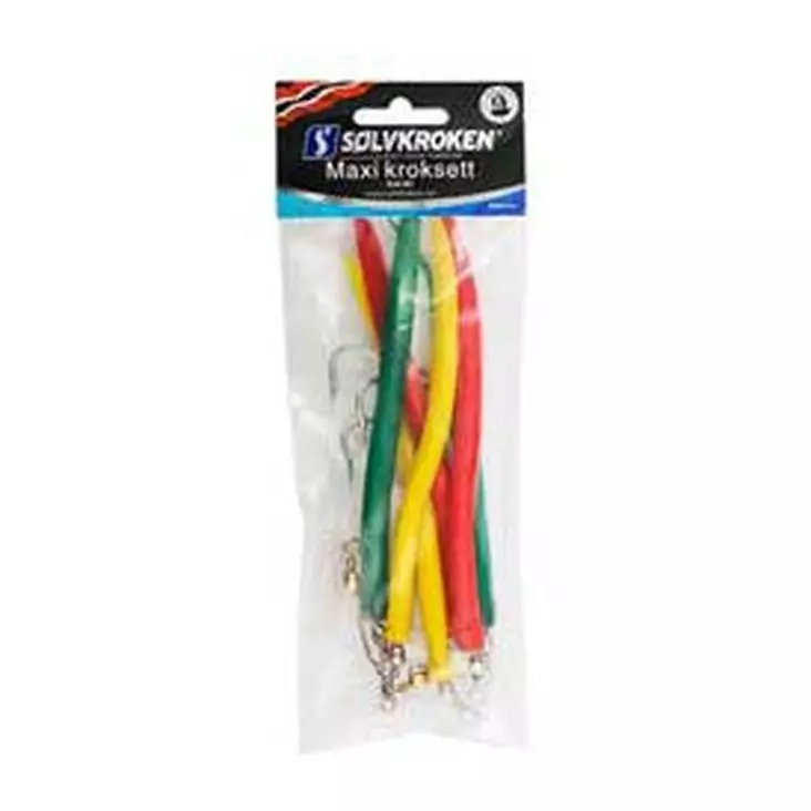 Sølvkroken Maxi Kroksett 6/0 0,80 mm - Bottom Fishing & Cod Rigs - 7056963155151 - 1