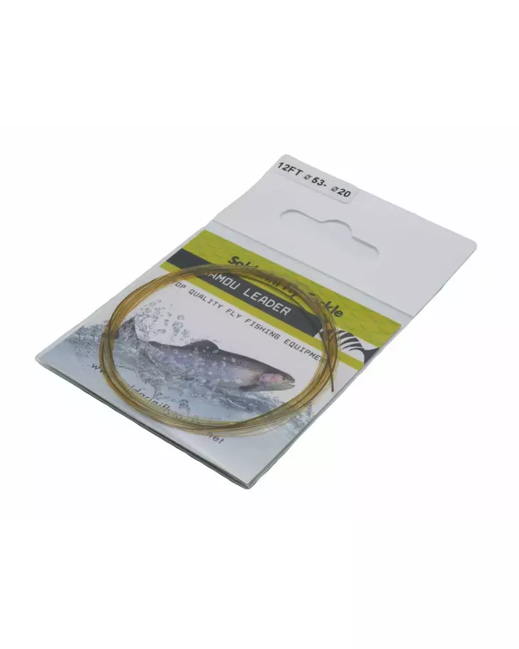 Soldarini Camou Tapered Leader 12' - Nylon Leaders - 8059016751941 - 1