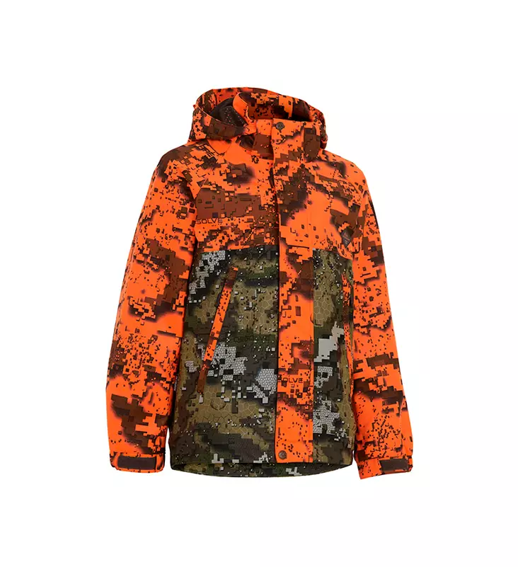 Swedteam Ridge New Jr Jacket Fire/Veil - Hunting Clothes for Children - 7330144027391 - 1