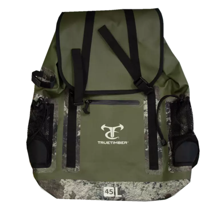 TrueTimber Dry Backpack 45L Olive/Strata - Gear bags - 196791057061 - 1