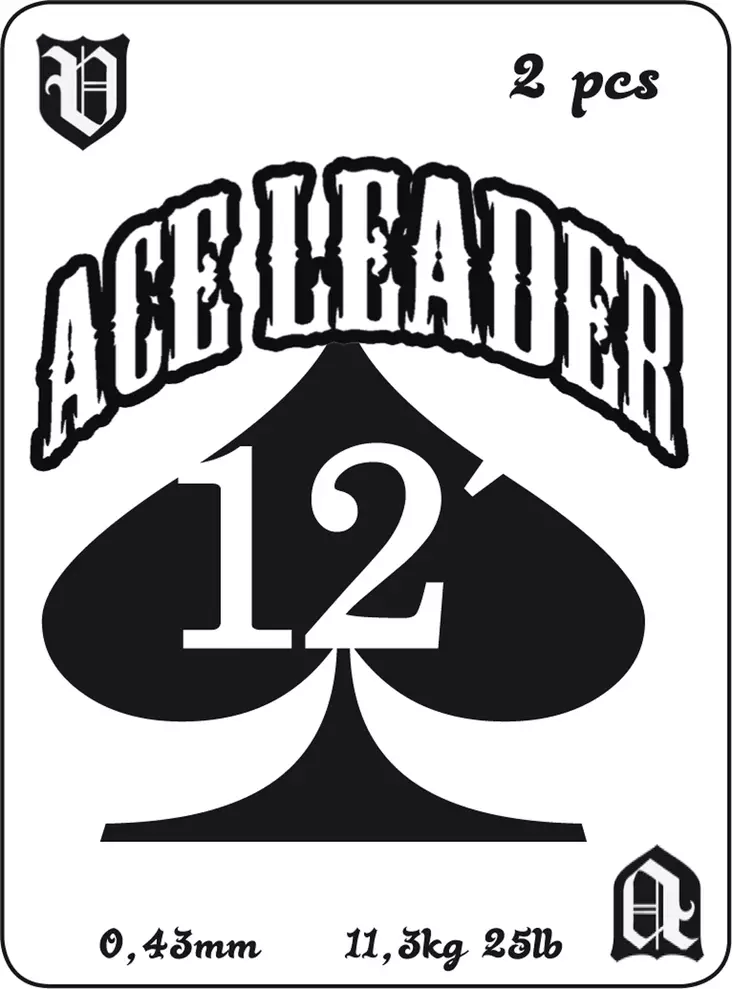 Vision Ace Leader 12' - Nylon Leaders - 6417512820561 - 2