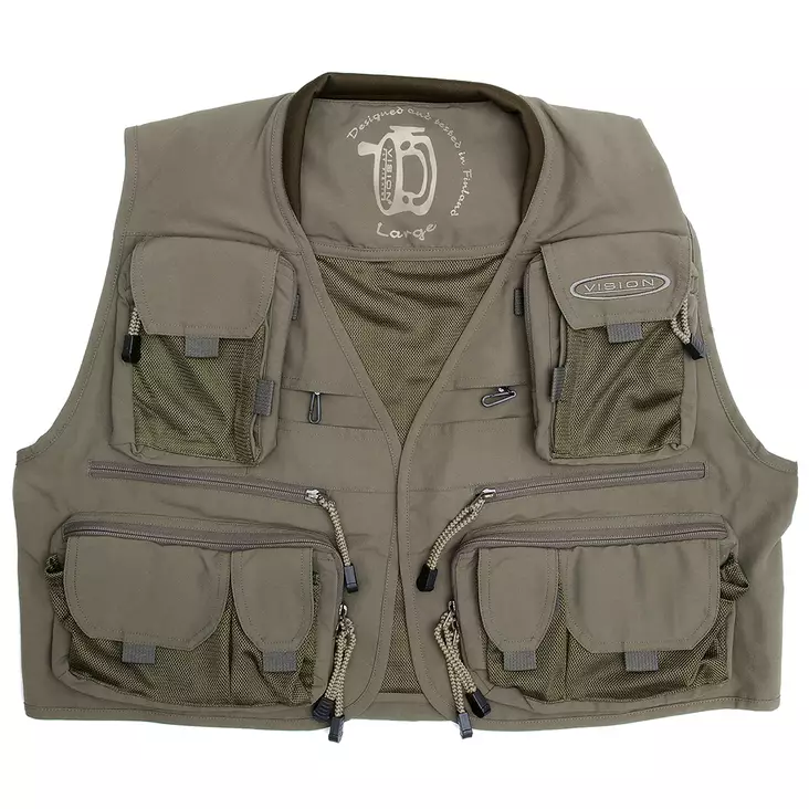 Vision Caribou Vest Green - Fly Fishing Vests - 6417512816151 - 3