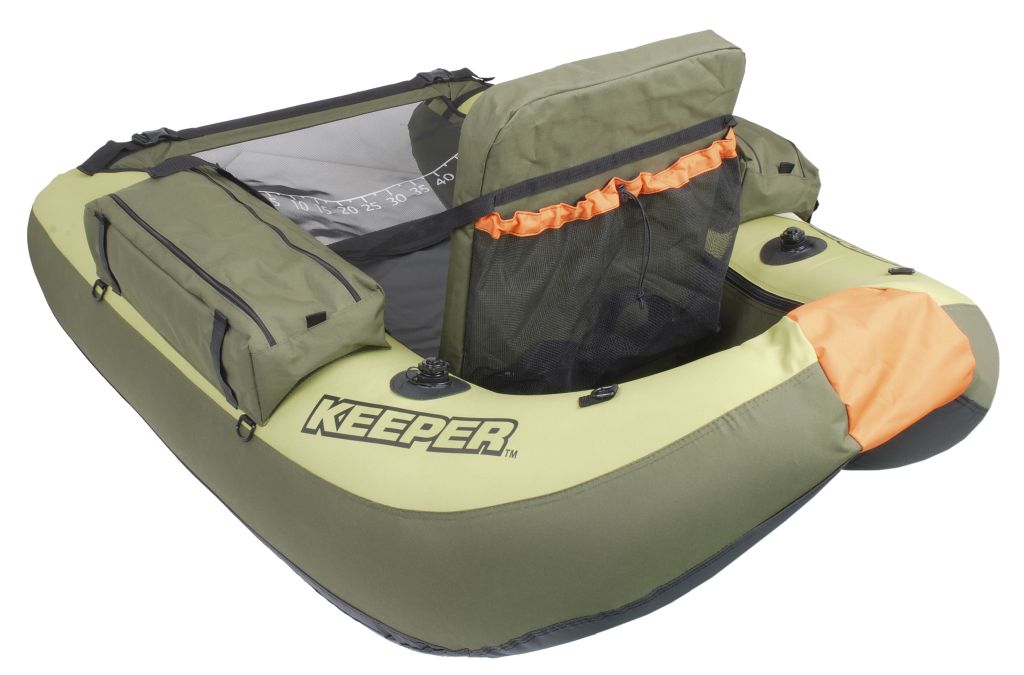 Float Tube Lineaeffe – Belly Boat Camouflage – Mousse Haute Densité, Siège Confortable, Pompe Incluse – 125 X 120 Cm