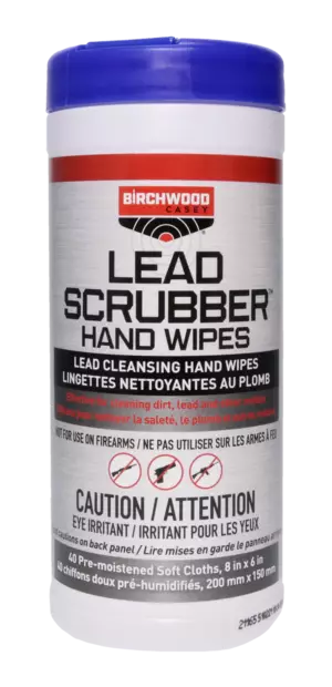 Birchwood Lead Scrubber Hand Wipes - Other Gun Cleaning Products - 029057324402 - 1