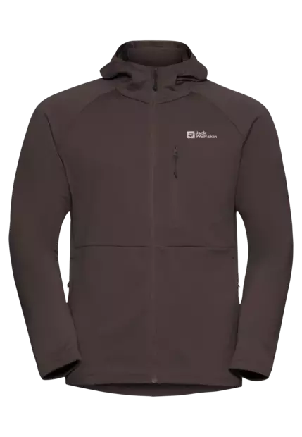 Jack Wolfskin Kolbenberg Hooded Full-Zip Jacket Peat - Insulated Jackets - 4064886585262 - 1