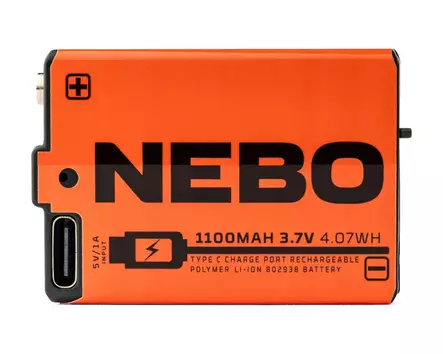 NEBO Rechargeable Battery 1100MAH - Lighting Accessories and Add-ons - 5060945232732 - 1