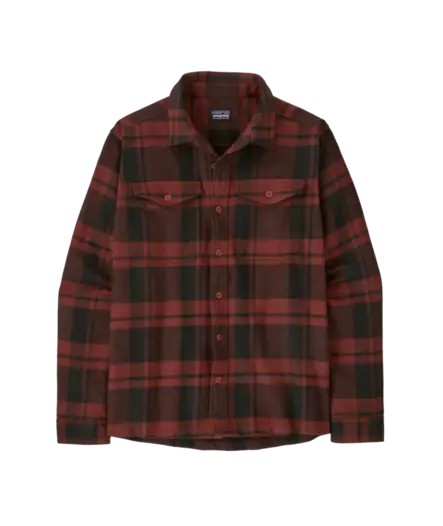 Patagonia M´s Fjord Flannel Shirt Powder Rusty Red - Shirts - 199346529402 - 1