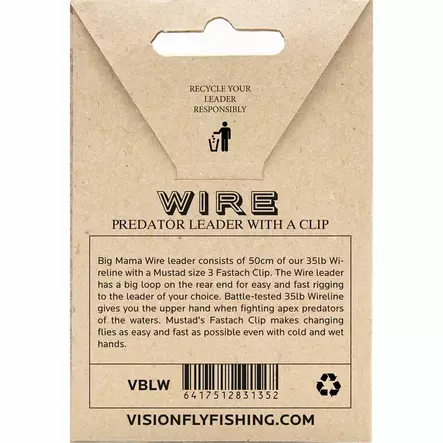 Vision Big Mama Leader Wire - Wire leaders - 6417512831352 - 3