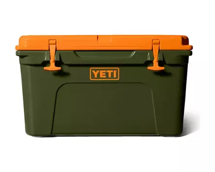 YETI TUNDRA 45 OLIVE/KING CRAB ORANGE - Coolers - 888830630792 - 1