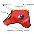 Finnero Ukko Hunting Vest Red/Yellow - Dog Vest & Cloths - 6438406007592 - 3