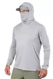 Grundens Tough Sun Masked Hoodie Mist - Shirts - 0840316330572 - 4