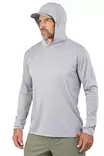 Grundens Tough Sun Masked Hoodie Mist - Shirts - 0840316330572 - 3