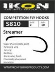 Ikon S810 Barbless Streamer - Streamer Fly Hooks - 6430077071612 - 1