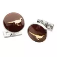 Laksen Pheasant Cufflinks BRG - Other Hunting Clothing - 5707953338932 - 1