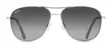 Maui Jim Cliff House - Silver Frame with Neutral Grey Lens - Plastic Lenses - 603429019662 - 3