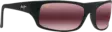 Maui Jim Peahi - Matte Black Frame with Rose Lens - Plastic Lenses - MM202-022 - 1