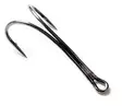 Partridge Patriot CS16U/2B Up-Eye Double Black - Salmon Fly Hooks - 5055478718402 - 1