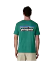 Patagonia Ms P-6 Logo T-Shirt Gem Green - Men T-Shirts - 198077793762 - 2