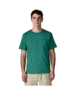 Patagonia Ms P-6 Logo T-Shirt Gem Green - Men T-Shirts - 198077793762 - 3