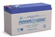 PowerSonic AGM 12V 7Ah F1 - Marine Batteries - 0840319500002 - 1