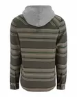 Simms Santee Flannel Hoody Hickory Dolomite Blanket Stripe - Shirts - 694264656402 - 2