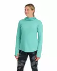 Simms Women's SolarFlex Cooling Hoody Gulf Blue - Shirts - 694264606292 - 2