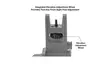 UTG ACCU-SYNC 45 Degree Front Sight Manual Flip-up Tool-free FSP - Iron sights for rifles - 4717385553682 - 7