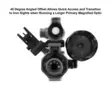 UTG ACCU-SYNC 45 Degree Front Sight Manual Flip-up Tool-free FSP - Iron sights for rifles - 4717385553682 - 4