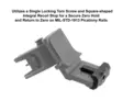 UTG ACCU-SYNC 45 Degree Front Sight Manual Flip-up Tool-free FSP - Iron sights for rifles - 4717385553682 - 5