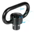 UTG Steel QD Sling Swivel 1.38" Loop - Sling swivels and attachments - 4712274526822 - 2