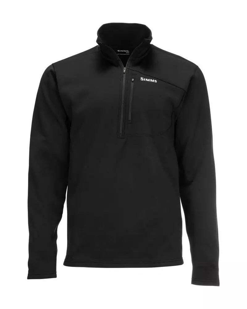Simms Thermal 1/4 Zip Top Black -kerrastopaita - Ruoto.com webstore