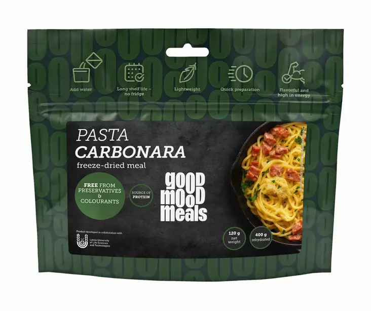 GoodMoodMeals Pasta Carbonara - Outdoor Meals - 4750296003662 - 2