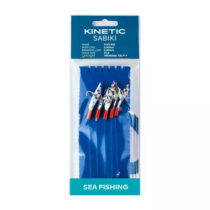 Kinetic Sabiki Flex #1/0 - Sabiki & Mackerel Rigs - 5707461355612 - 1