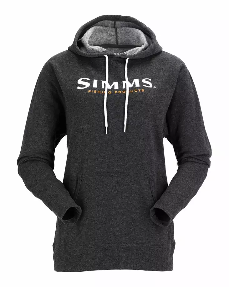 Simms Women's Logo Hoody Charcoal Heather - Sweatshirts - 694264585092 - 2