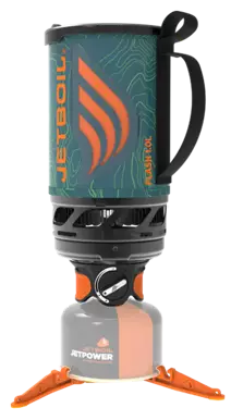 Jetboil Flash 1,0L - Ocean Topo - Camp Stoves - 850019774672 - 1
