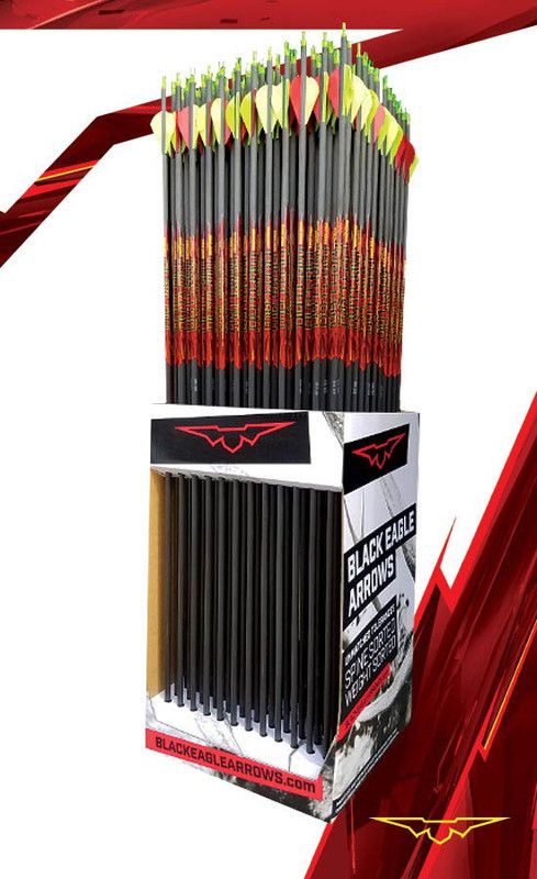 Black Eagle Outlaw 0.005" Fleched Arrow - Arrows and Accessories - 115399-1012 - 1