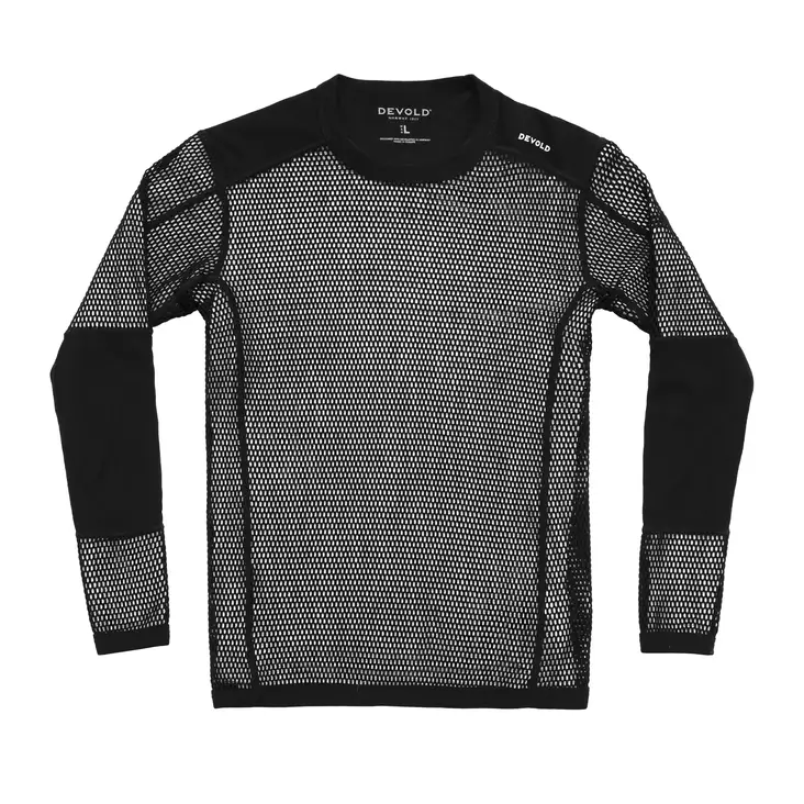 Devold Wool Mesh Pro Shirt Men's Black - Base Layer Tops - 7028567755242 - 1