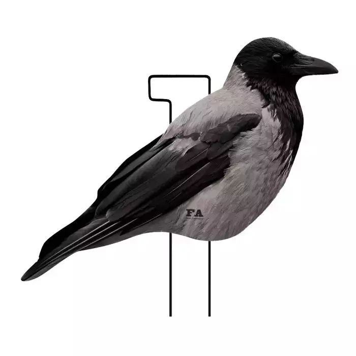Final Approach Live Hooded Crow Silhouettes 12pcs - Decoys - 728204413722 - 1
