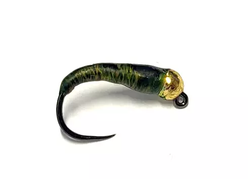 Glue Larva Olive Gold Bead - Wet Flies - 8859202412 - 1