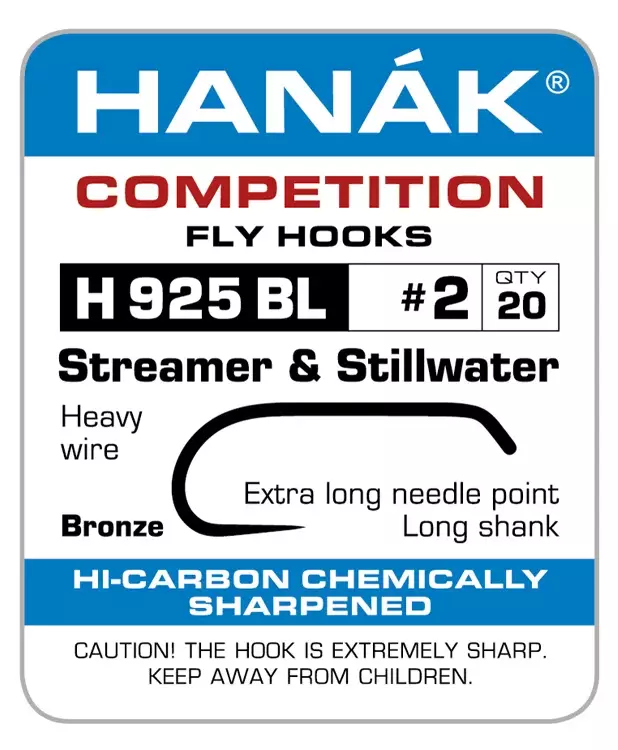 Hanak H925BL Streamer & Stillwater - Barbless Hooks - H925BL02 - 1