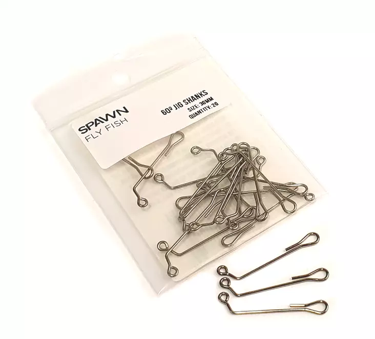 Spawn 60 Degree Jig Shank - Other Fly Tying Products - 850013887842 - 1